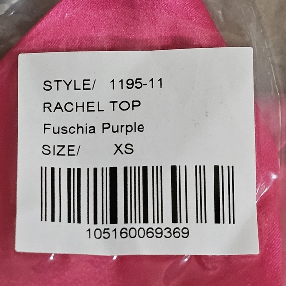 SER.O.YA Rachel Top In Fuchsia Purple Size XS NWT - Picture 5 of 6